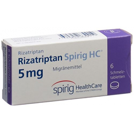 Ризатриптан Спириг 5 мг 6 ородиспергируемых таблеток 