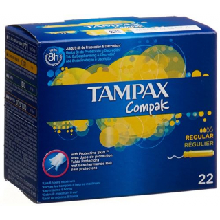 Tampax Compak Regular Tampons 22 штуки