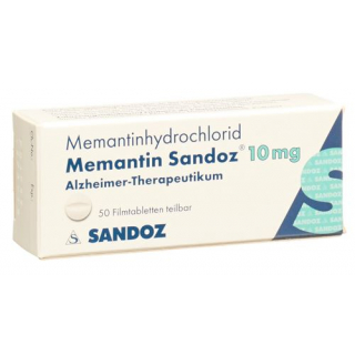 Memantin Sandoz 10 mg 50 filmtablets