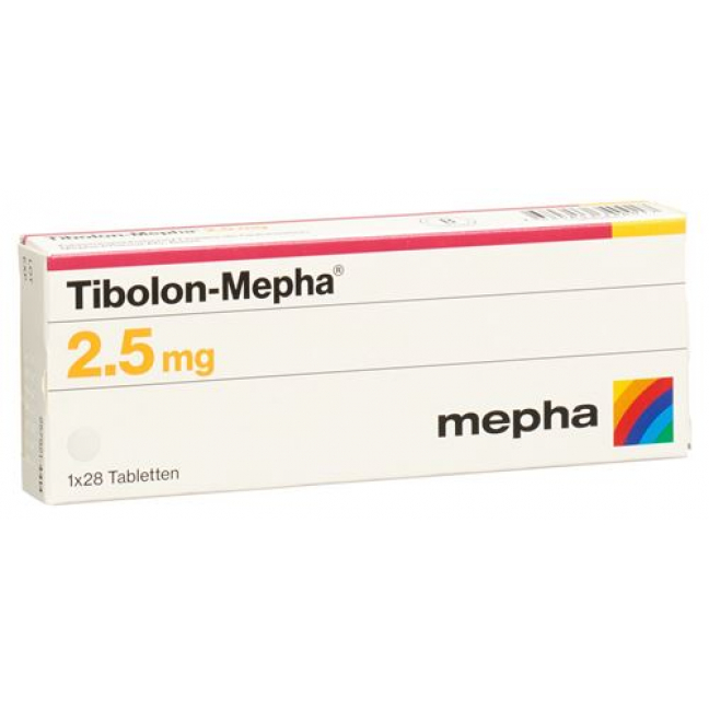 Тиболон Мефа 2,5 мг 28 таблеток 