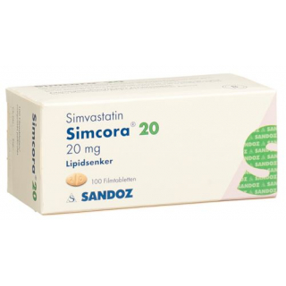 Симкора 20 мг 100 таблеток покрытых оболочкой