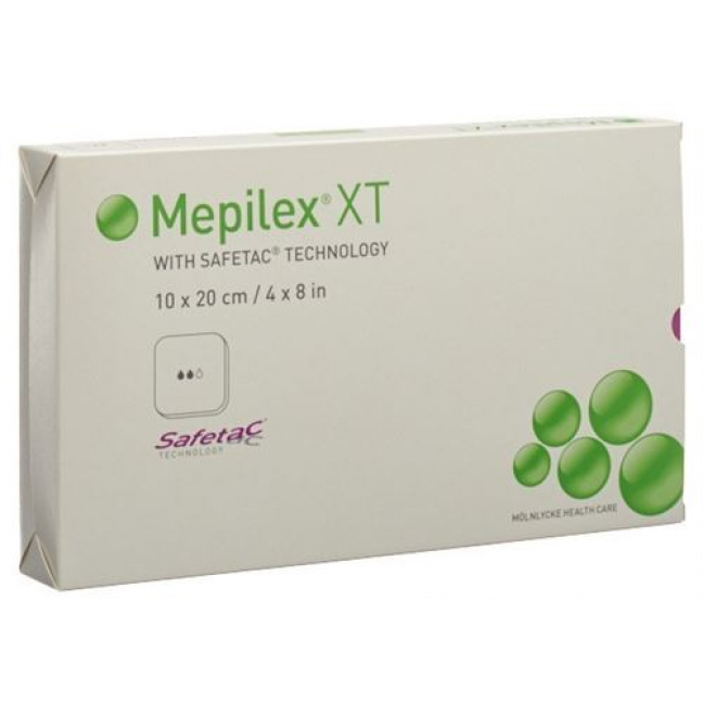 Mepilex Safetac Xt 10x20см стерильный 5 штук