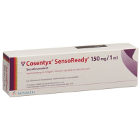 Козэнтикс СенсоРиди раствор для инъекций 150 мг / 1 мл 2 предварительно заполненные ручки