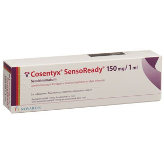 Козэнтикс СенсоРиди раствор для инъекций 150 мг / 1 мл 2 предварительно заполненные ручки
