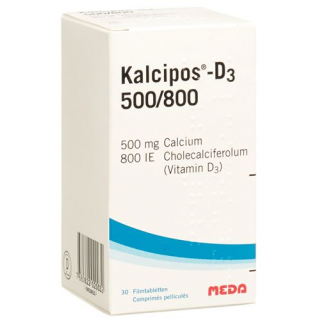 Кальципос-Д3 500/800 30 таблеток покрытых оболочкой 
