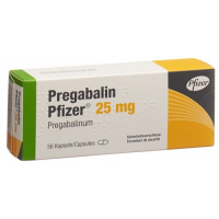 Прегабалин Пфайзер 25 мг 56 капсул
