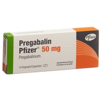 Прегабалин Пфайзер 50 мг 14 капсул