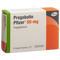 Прегабалин Пфайзер 50 мг 84 капсулы