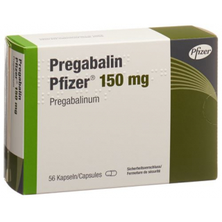 Прегабалин Пфайзер 150 мг 56 капсул