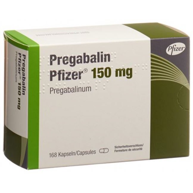 Прегабалин Пфайзер 150 мг 168 капсул