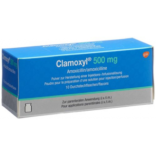 Кламоксил сухое вещество 500 мг 10 флаконов