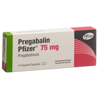 Прегабалин Пфайзер 75 мг 14 капсул
