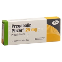 Прегабалин Пфайзер 25 мг 14 капсул