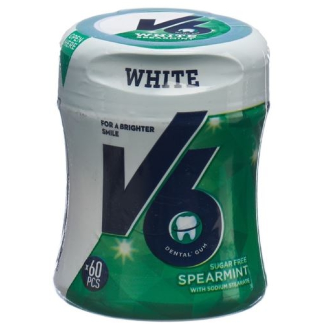 V6 Біла жувальна гумка Spearmint Ds 60 шт