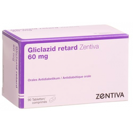 Гликлазид Ретард Зентива 60 мг 90 ретард таблеток