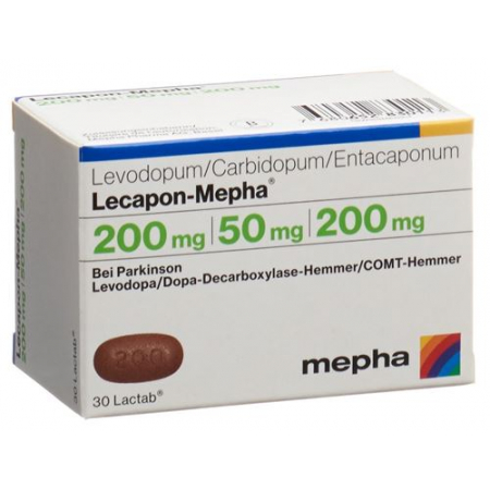 Лекапон Мефа 200 мг / 50 мг / 200 мг 30 таблеток покрытых оболочкой 