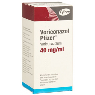 Вориконазол Пфайзер порошок для приготовления пероральной суспензии 40 мг/мл 70 мл