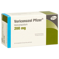 Вориконазол Пфайзер 200 мг 28 таблеток покрытых оболочкой
