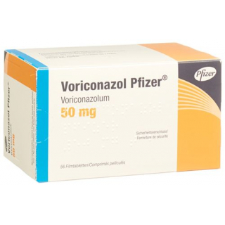 Вориконазол Пфайзер 50 мг 56 таблеток покрытых оболочкой