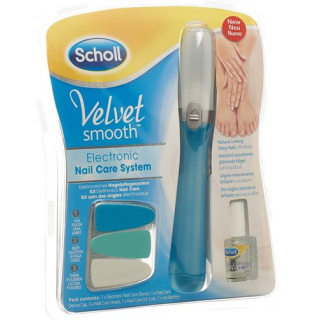 Scholl Velvet Smooth Elektronisches Nagelpflegesystem 3 Aufsatze