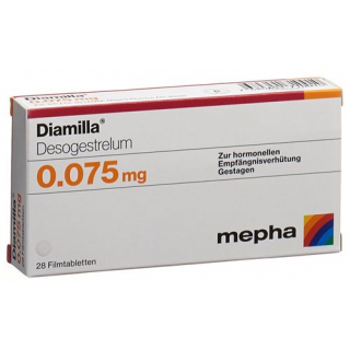 Диамилла 0,075 мг 28 таблеток покрытых оболочкой