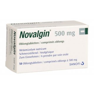 Новалгин 500 мг 50 таблеток покрытых оболочкой 