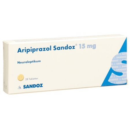 Aripiprazol Sandoz 15 mg 28 tablets