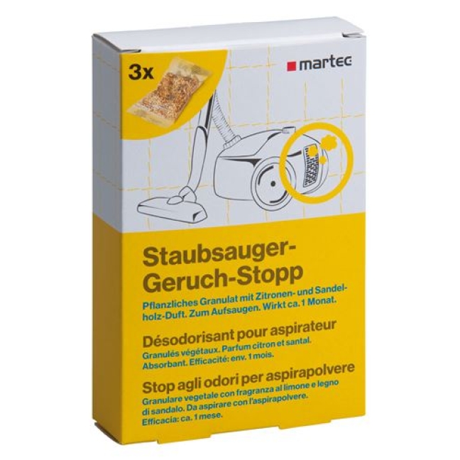 MARTEC STAUBSAUGER GERUCH STOP