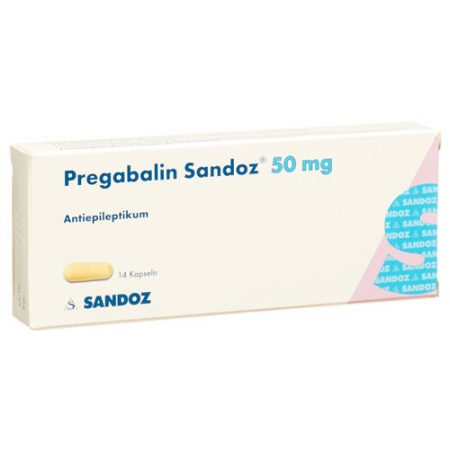 Прегабалин Сандоз 50 мг 14 капсул