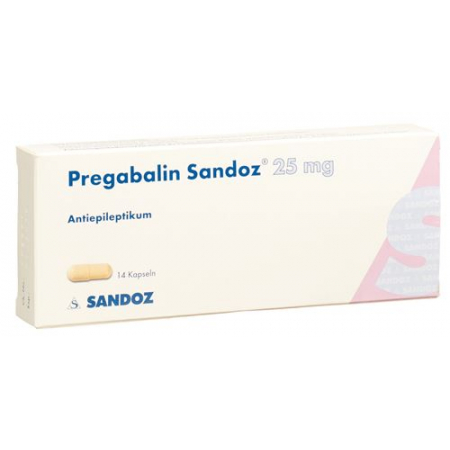 Прегабалин Сандоз 25 мг 14 капсул
