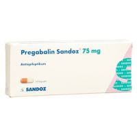 Прегабалин Сандоз 75 мг 14 капсул