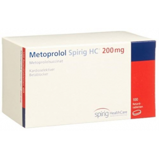 Метопролол Спириг Ретард 200 мг 100 таблеток покрытых оболочкой 