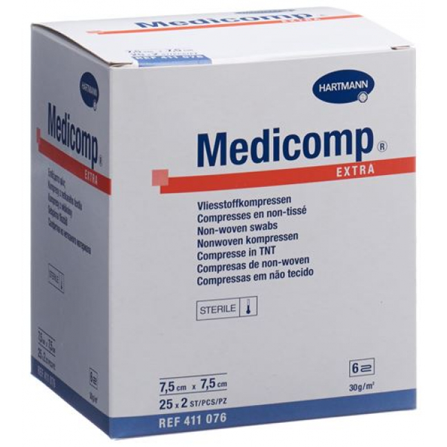 Medicomp Extra 6 Fach S30 7.5x7.5см 25x 2 штуки