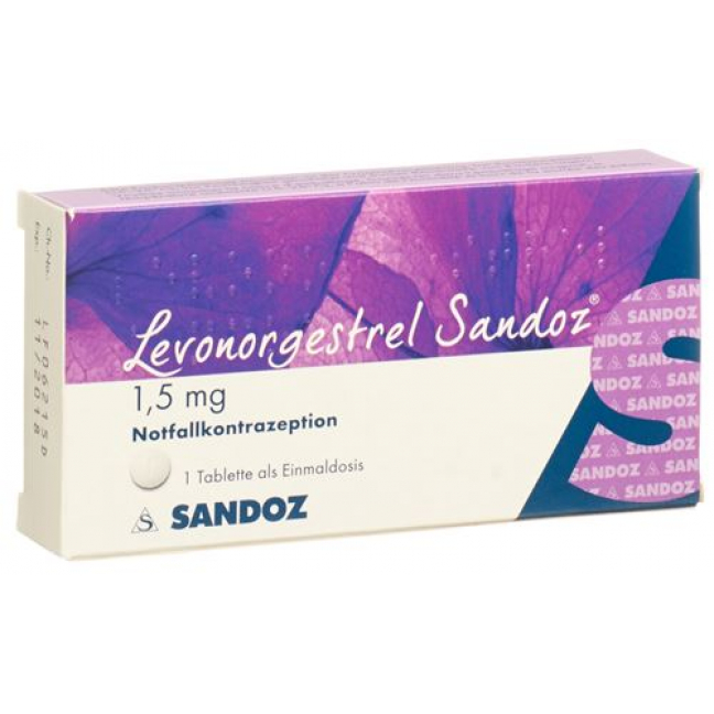 Левоноргестрел Сандоз 1,5 мг 1 таблетка