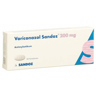 Вориконазол Сандоз 200 мг 28 таблеток покрытых оболочкой