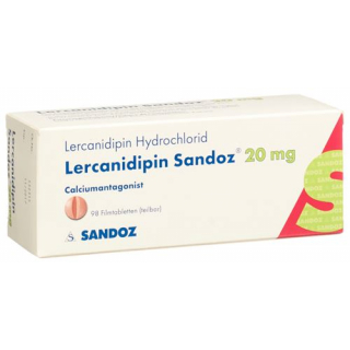Лерканидипин Сандоз 20 мг 98 таблеток покрытых оболочкой