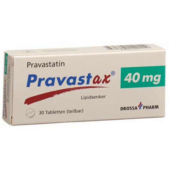 Правастакс 40 мг 30 таблеток