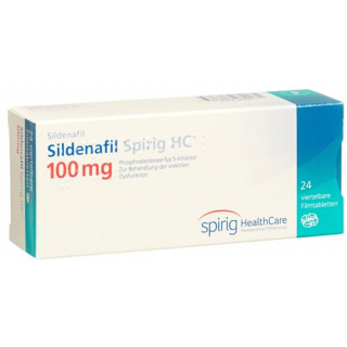 Силденафил Спириг HC 100 мг 24 таблетки покрытые оболочкой 