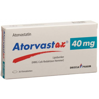 Аторвастакс 40 мг 30 таблеток покрытых оболочкой