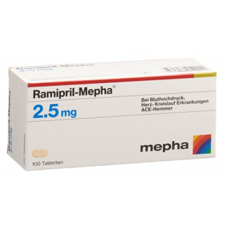 Рамиприл Мефа 2,5 мг 100 таблеток
