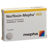 Норфлоцин Мефа 400 мг 42 таблетки покрытые оболочкой 