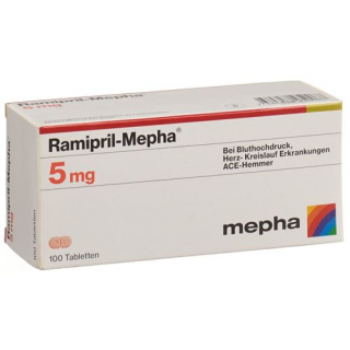 Рамиприл Мефа 5 мг 100 таблеток