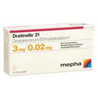 Дретинелл 21 таблетки покрытые оболочкой 3 × 21 шт.