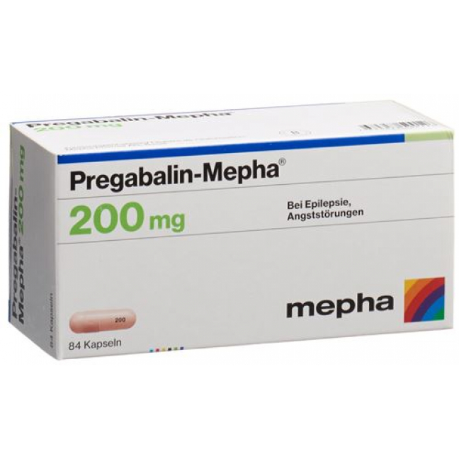 Прегабалин Мефа 200 мг 84 капсулы