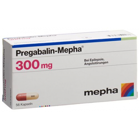 Прегабалин Мефа 300 мг 56 капсул