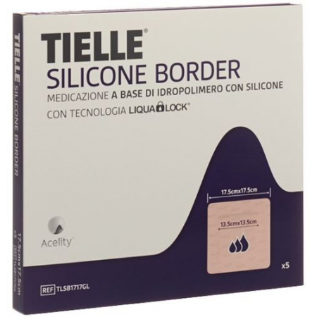 Tielle Silicone Border 17.5x17.5cm 5 Stuck