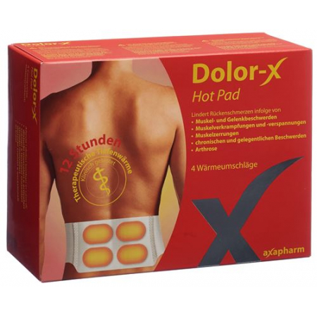 Dolor-x Hot Pad Warmeumschlage 4 штуки