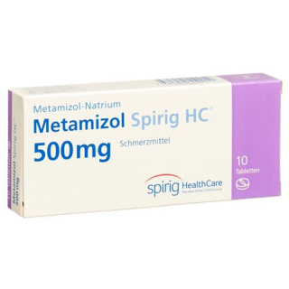 Метамизол Спириг 500 мг 10 таблеток