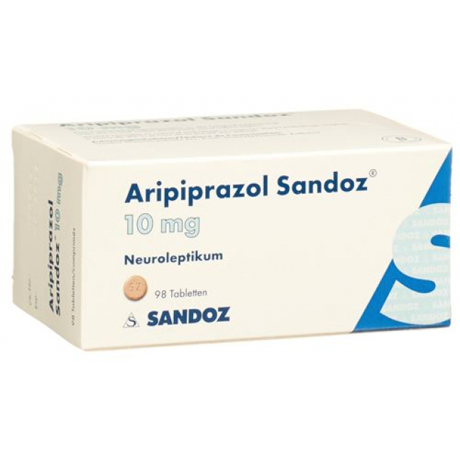 Арипипразол Сандоз 10 мг 98 таблеток