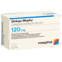 Гинкго Мефа 120 мг 60 таблеток покрытых оболочкой